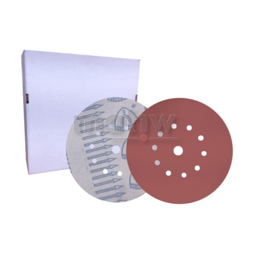 KRĄŻEK PAPIER ŚCIERNY NA RZEP 225mm KLINGSPOR PS18 10+1H ELEKTROKORUND P 180 50szt.