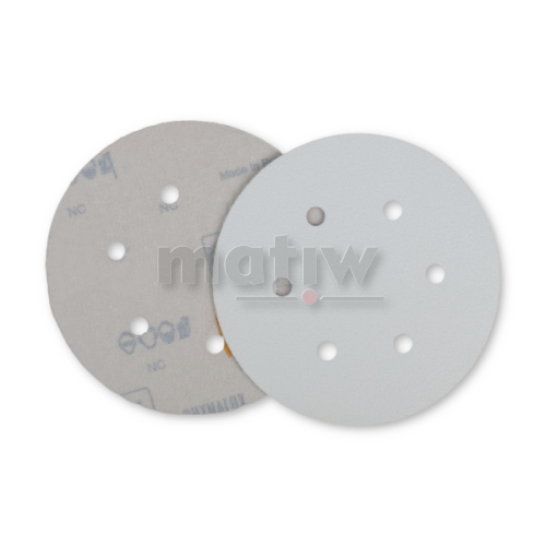 KRĄŻEK PAPIER ŚCIERNY NA RZEP 150mm 6H INDASA PLUS LINE P 240 50szt.