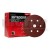 KRĄŻEK PAPIER ŚCIERNY NA RZEP 150mm 6H+1 INDASA RED LINE P 600 50szt.