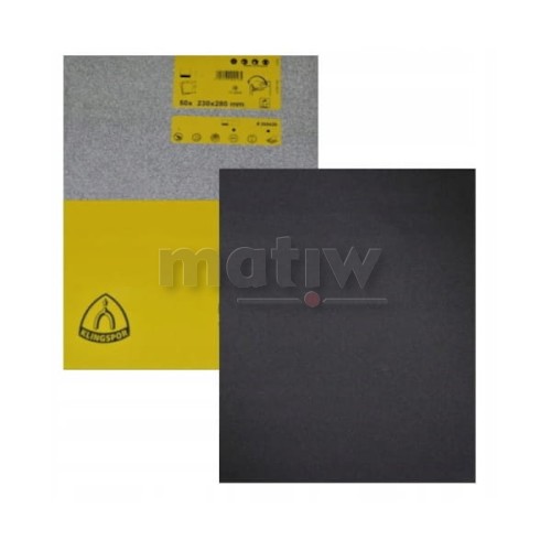 ARKUSZ PAPIER ŚCIERNY KLINGSPOR 230x280mm PS11C P150 50szt