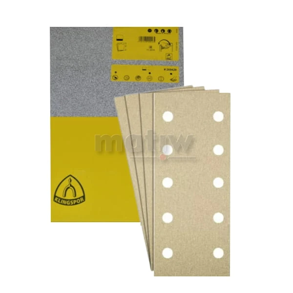 ARKUSZ PAPIER ŚCIERNY KLINGSPOR 115x230mm PS33CK GL15  P80 100szt