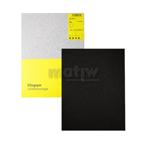 ARKUSZ ŚCIERNY PŁÓTNO KLINGSPOR 230x280mm KL381J P80 50szt