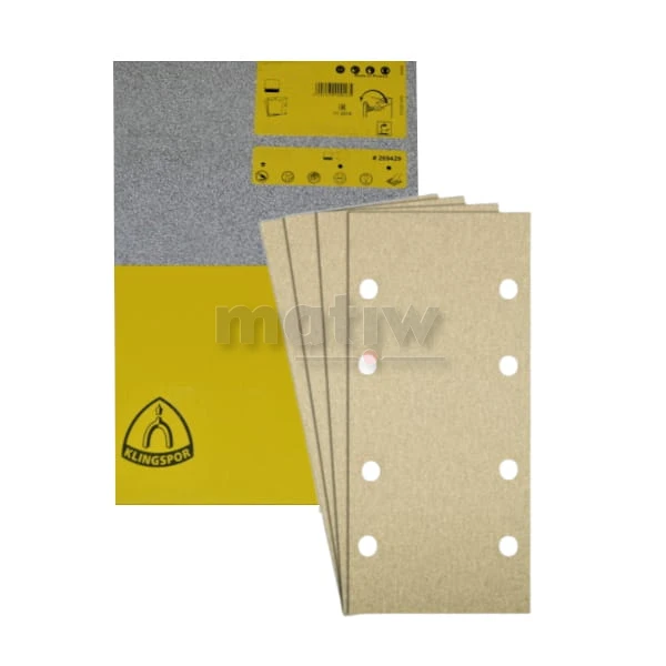 ARKUSZ PAPIER ŚCIERNY KLINGSPOR 80x133mm PS33BK GL18 P180 100sz
