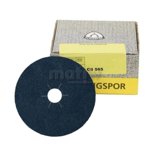 KRĄŻKI FIBROWE KLINGSPOR CS565 OTWÓR OKRĄGŁY 100x16mm P36 25szt