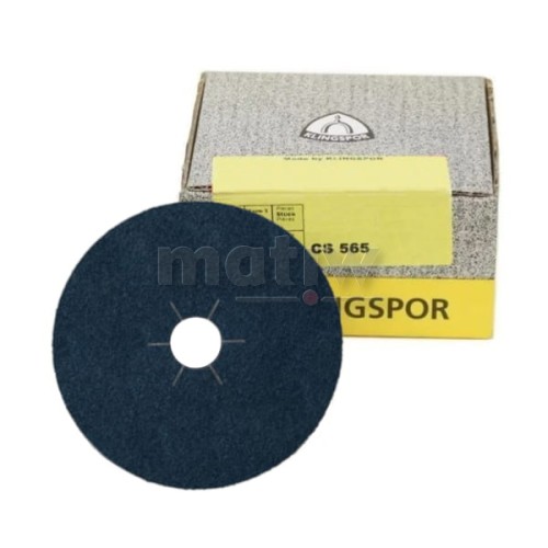 KRĄŻKI FIBROWE KLINGSPOR CS565 OTWÓR OKRĄGŁY 115x22mm P60 25szt