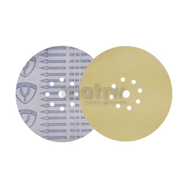 KRĄŻEK PAPIER ŚCIERNY NA RZEP 225mm KLINGSPOR PS33 8+1H P240 50szt.