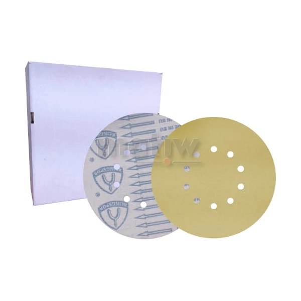 KRĄŻEK PAPIER ŚCIERNY NA RZEP 225mm KLINGSPOR PS33 10H P120 50szt.