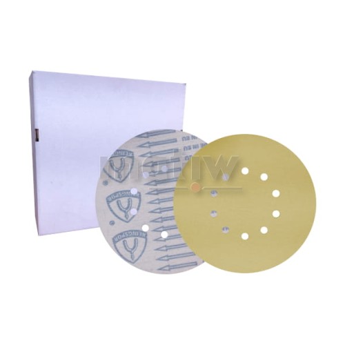 KRĄŻEK PAPIER ŚCIERNY NA RZEP 225mm KLINGSPOR PS33 10H P400 50szt.