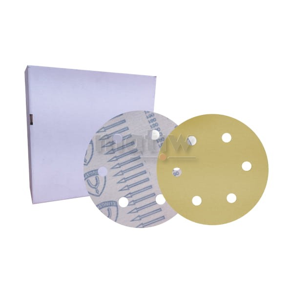 KRĄŻEK PAPIER ŚCIERNY NA RZEP 225mm KLINGSPOR PS33 6H P 400 50szt.