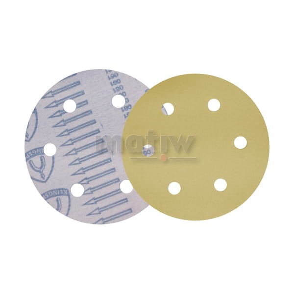 KRĄŻEK PAPIER ŚCIERNY NA RZEP 225mm KLINGSPOR PS33 6H P 400 50szt.