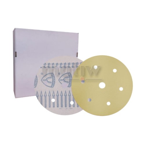 KRĄŻEK PAPIER ŚCIERNY NA RZEP 225mm KLINGSPOR PS33 6+1H P 80 50szt.