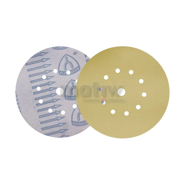 KRĄŻEK PAPIER ŚCIERNY NA RZEP 225mm KLINGSPOR PS33 10+1H P600 50szt.