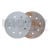 KRĄŻEK PAPIER ŚCIERNY 203mm INDASA WHITE LINE 8H P280 50szt