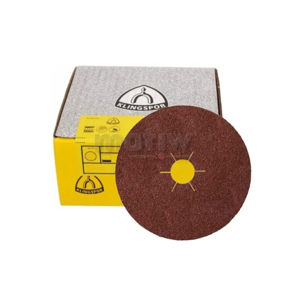 KRĄŻKI FIBROWE KLINGSPOR FS764ACT 180x22mm P60 25szt