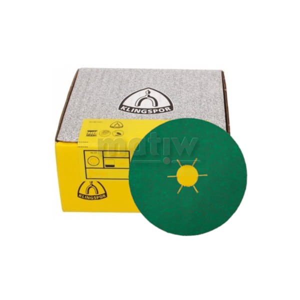 KRĄŻEK FIBROWY KLINGSPOR FS966ACT 125x22mm P 120 25szt