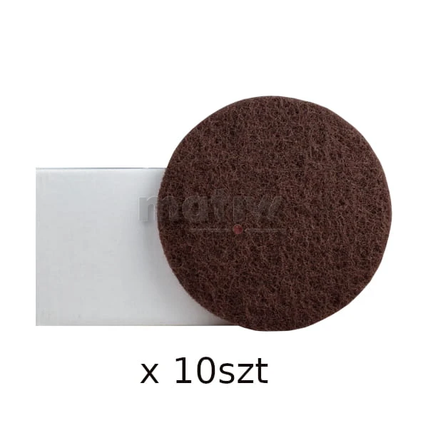 KRĄŻEK WŁÓKNINA ŚCIERNA NA RZEP 150mm FINE 10szt.