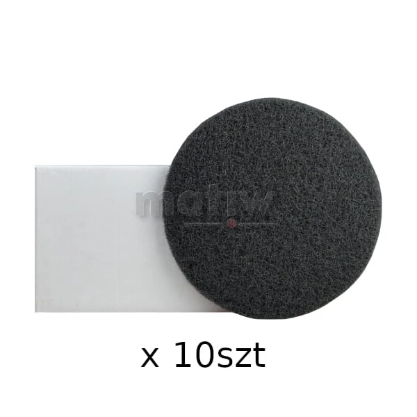KRĄŻEK WŁÓKNINA ŚCIERNA NA RZEP 150mm ULTRA FINE 10szt.
