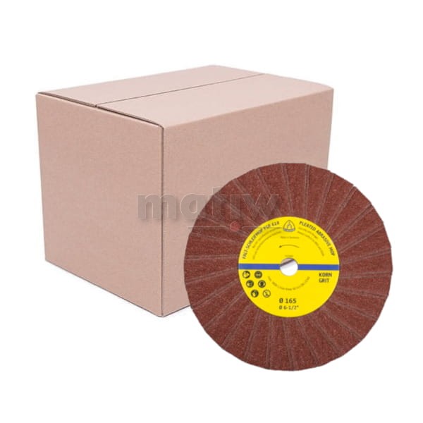 ŚCIERNICA LISTKOWA NASADZANA KLINGSPOR FSR618 165 mm x 14 mm P120 10szt.