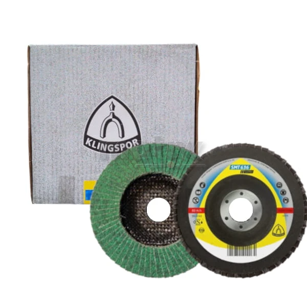 TARCZA LISTKOWA LAMELKA WYPUKŁA 125 mm KLINGSPOR SMT636 P 80 10szt.