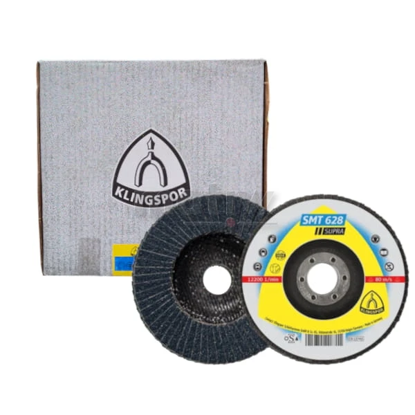 TARCZA LISTKOWA LAMELKA PŁASKA KLINGSPOR SMT628 125 mm P 40 10szt.