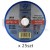 TARCZA DO CIĘCIA METALU FALON-TECH INOX 125 x 1,2 mm 25szt