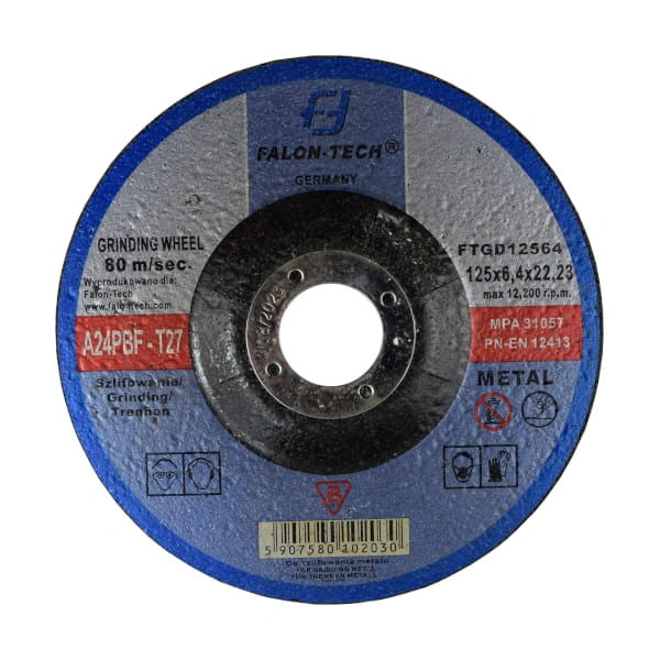 TARCZA DO SZLIFOWANIA FALON-TECH 125 x 6,4 mm 10szt