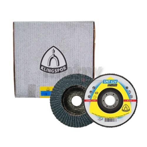 TARCZA LISTKOWA LAMELKA WYPUKŁA 150 mm KLINGSPOR SMT624 P 40 10szt.