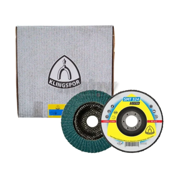 TARCZA LISTKOWA LAMELKA PŁĄSKA 125 mm KLINGSPOR SMT324 P 60 10szt.