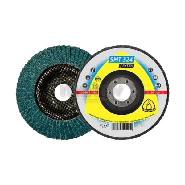 TARCZA LISTKOWA LAMELKA PŁĄSKA 125 mm KLINGSPOR SMT324 P 60 10szt.