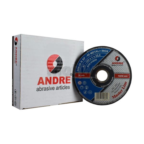 TARCZA DO CIĘCIA ANDRE 55A 60R BF - 80 METAL INOX MASTER LINE 41 125 x 1,0 mm 25szt