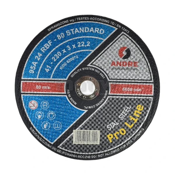TARCZA DO CIĘCIA ANDRE STANDARD 41 230 x 3,0 mm 25szt