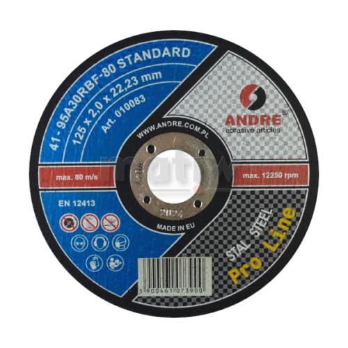 TARCZA DO CIĘCIA ANDRE STANDARD PRO 41 125 x 2,0 mm 25szt