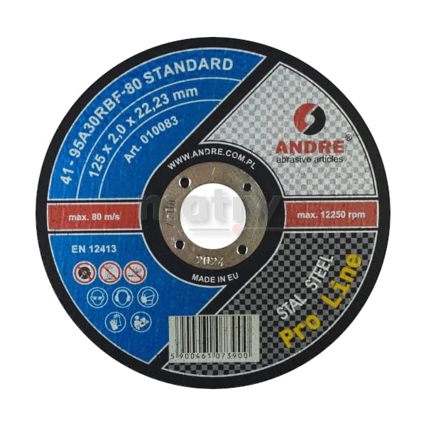 TARCZA DO CIĘCIA ANDRE STANDARD PRO 41 125 x 2,0 mm 25szt