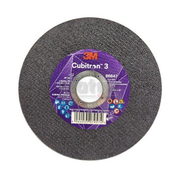 TARCZA DO CIĘCIA 3M CUBITRON 3 125 x 1,0 mm 60+ 25szt