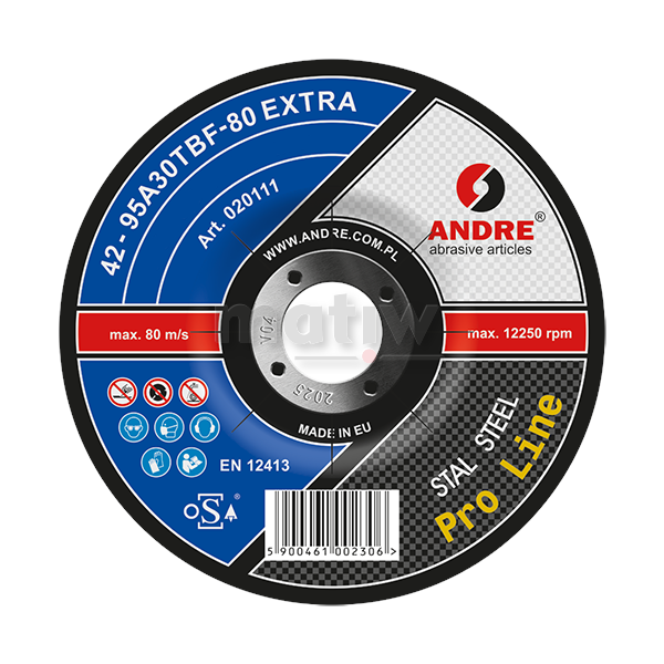 TARCZA DO CIĘCIA ANDRE EXTRA 42 125 x 3,0 mm 25szt