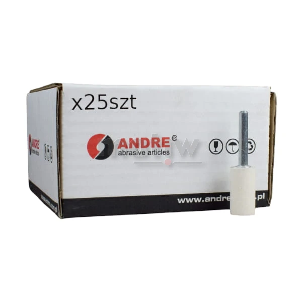 ŚCIERNICA TRZPIENIOWA CERAMICZNA KAMIEŃ SZLIFIERSKI ANDRE 5210 25 x 40 x 6 99A 60 25szt