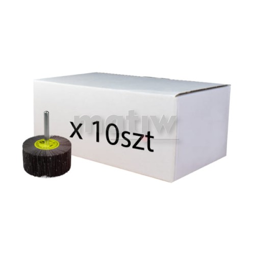 ŚCIERNICA TRZPIENIOWA 80 x 30 x 6 mm PŁÓTNO P120 10szt