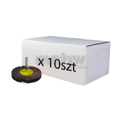 ŚCIERNICA TRZPIENIOWA 80 x 10 x 6 mm PŁÓTNO P80 10szt