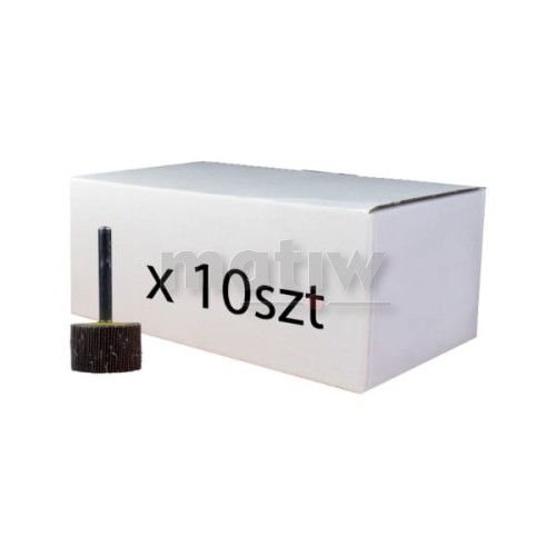 ŚCIERNICA TRZPIENIOWA 30 x 30 x 6 mm PŁÓTNO P80 10szt