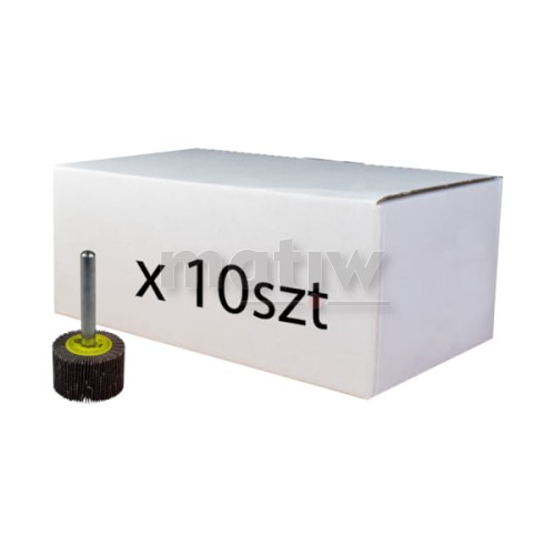 ŚCIERNICA TRZPIENIOWA 30 x 15 x 6 mm PŁÓTNO P60 10szt