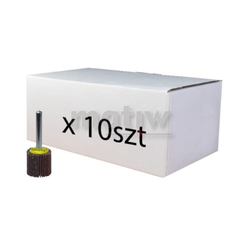 ŚCIERNICA TRZPIENIOWA 25 x 25 x 6 mm PŁÓTNO P40 10szt