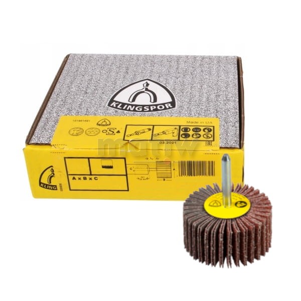 ŚCIERNICA TRZPIENIOWA LISTKOWA KLINGSPOR KM613 60 x 30 x 6 mm P60 10szt