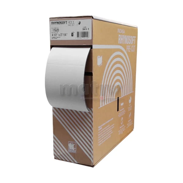 ROLKA ŚCIERNA GĄBKA INDASA RHYNOSOFT PRE-CUT 115 mm x 25 m P320