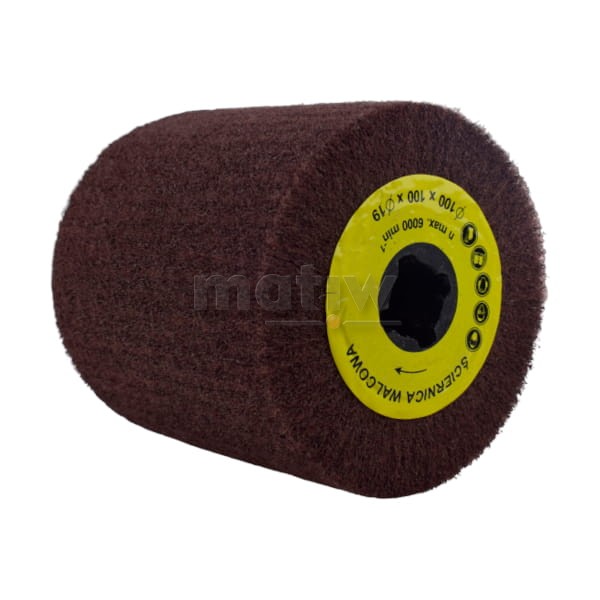 ŚCIERNICA WALCOWA SATYNIARKA 100 x 100 x 19 mm VERY FINE