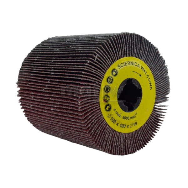 ŚCIERNICA WALCOWA SATYNIARKA 100 x 100 x 19 mm P150