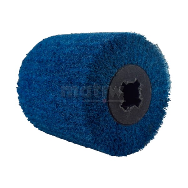 WALCOWA SATYNIARKA 100 x 100 x 19 mm MEDIUM CYRKON  INOX