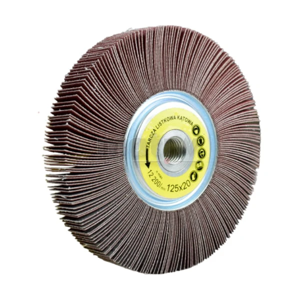 ŚCIERNICA LISTKOWA KĄTOWA 125 x 20 mm M14 P180