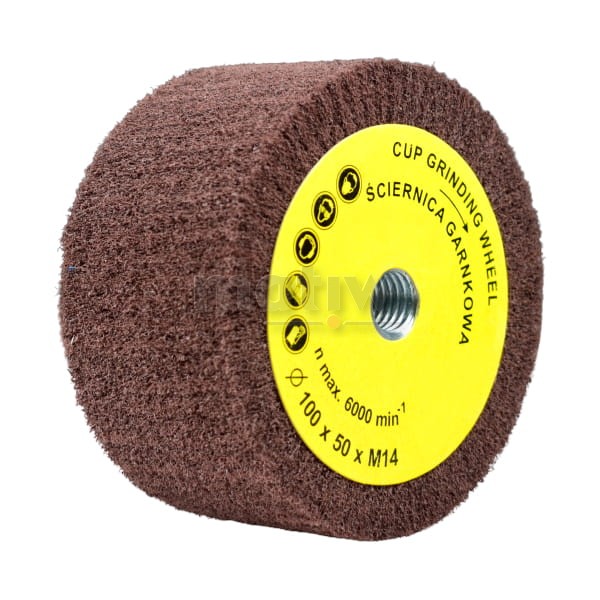 ŚCIERNICA GARNKOWA Z WŁÓKNINY 100 x 50 mm M14 VERY FINE