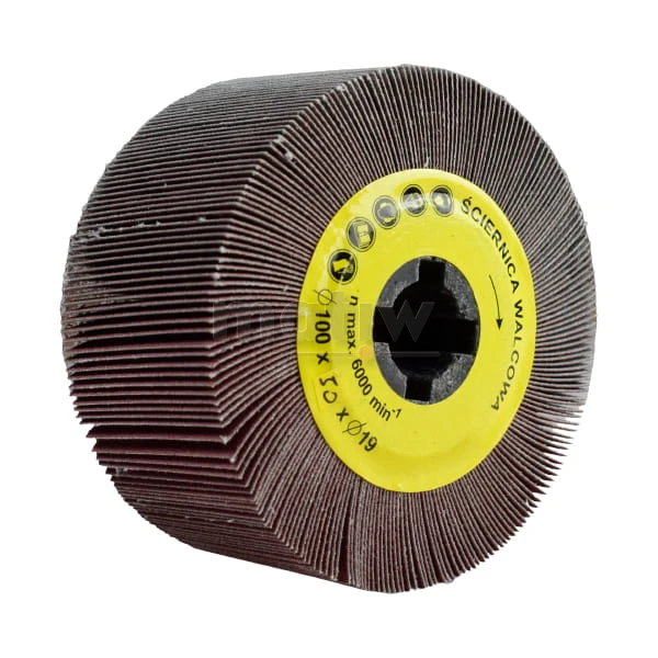 ŚCIERNICA WALCOWA SATYNIARKA 100 x 50 x 19 mm P80