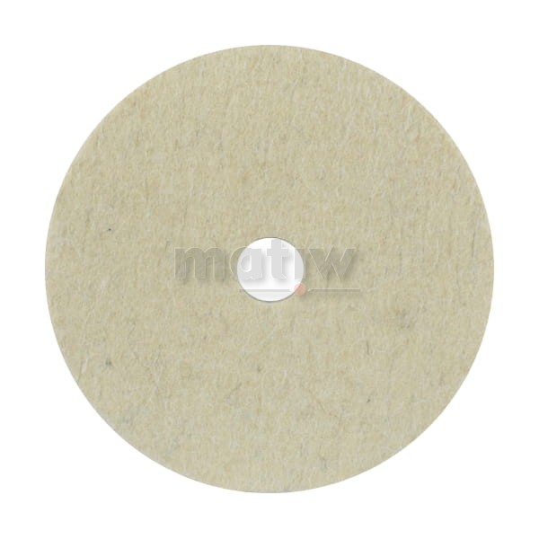 KRĄŻEK FILC POLERSKI Z OTWOREM 125 x 6 x 22 mm 10 szt